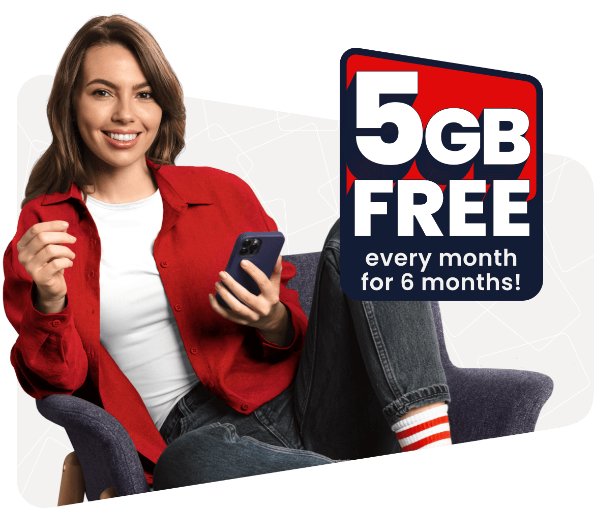 5GB every month for 6 months